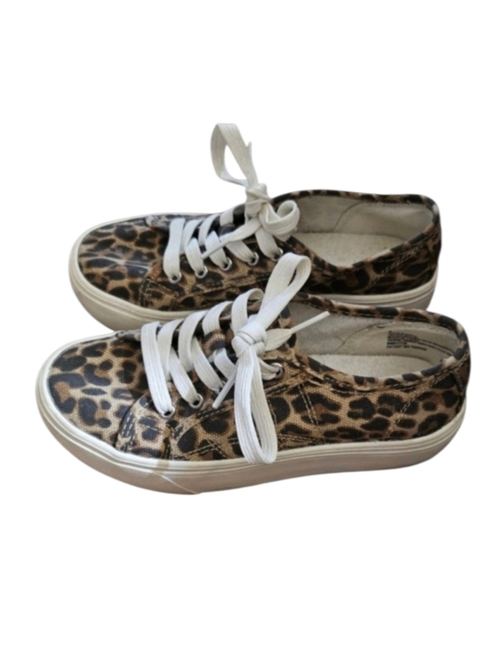 A New Day SZ5 Leopard Print Platform Laceup Shoes - Picture 3 of 9